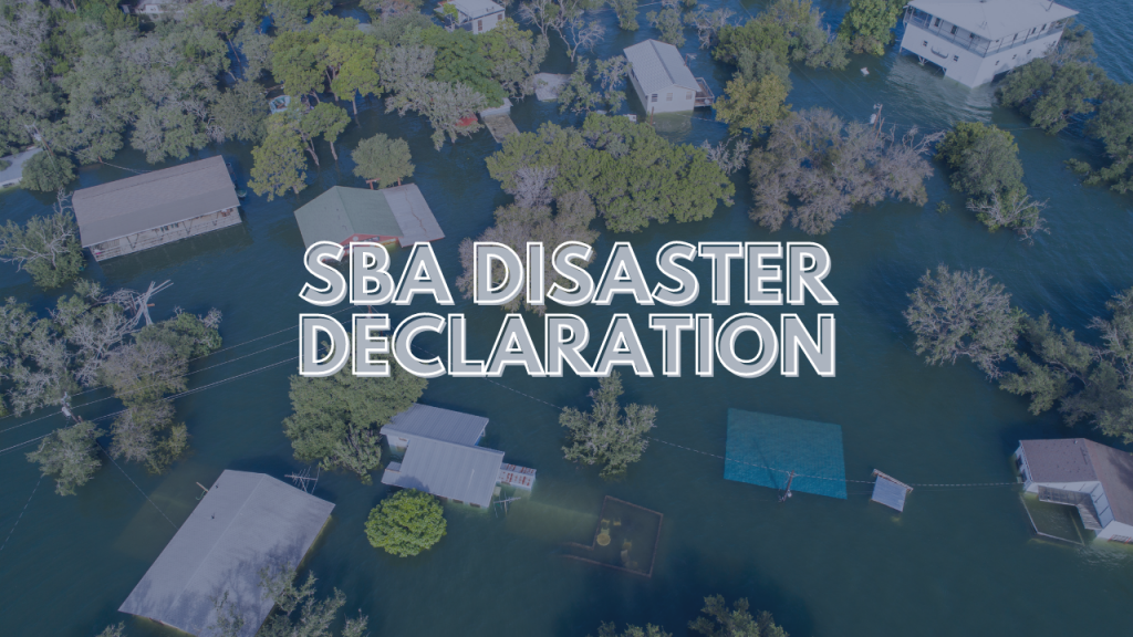 sba disaster declaration flooding in Kentucky